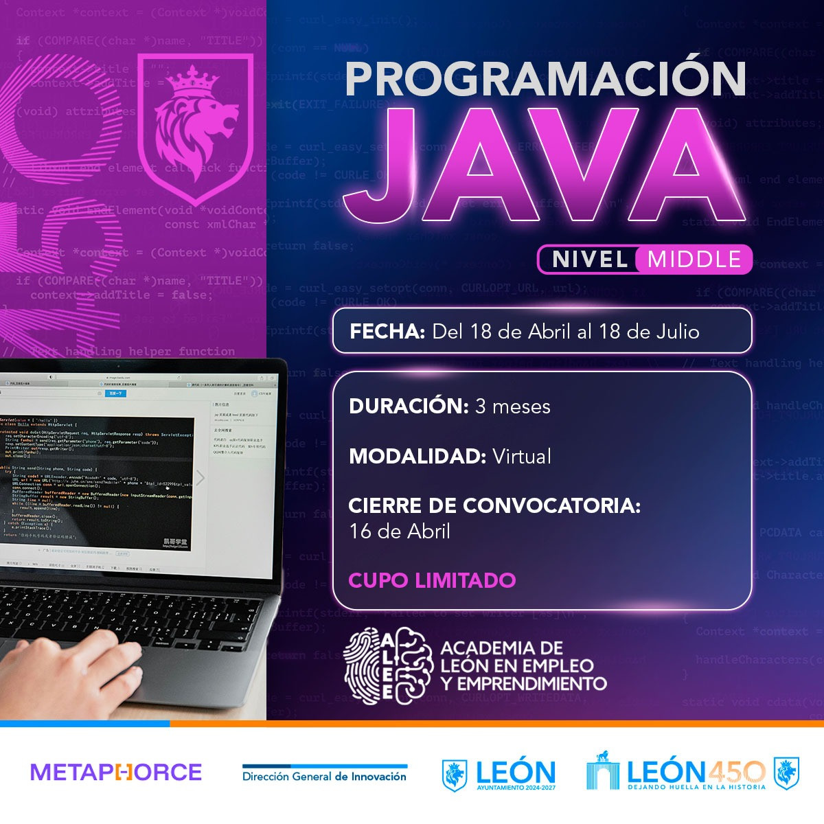 Desarrollo Java Backend Middle
